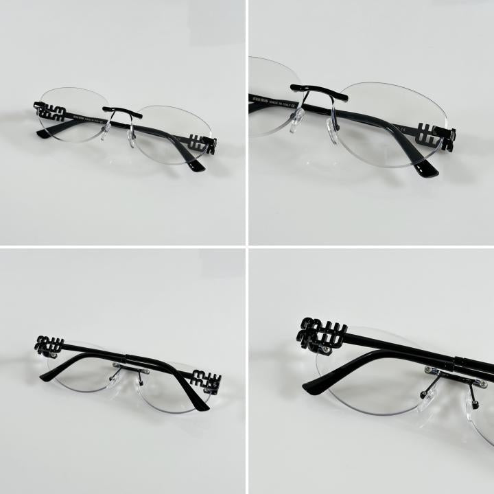 Miiu Miiu Latest Gun Black Round Cut Night Colour Changing Sunglasses