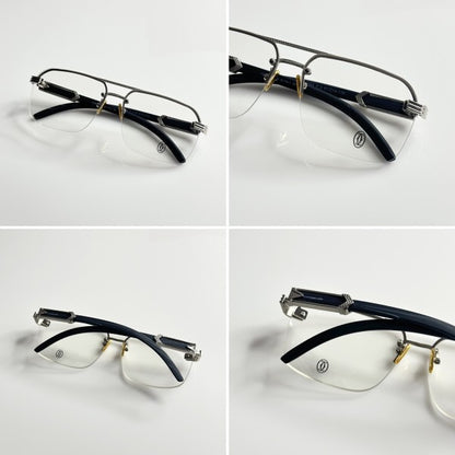 Cartierr Exclusive Silver Sunglasses
