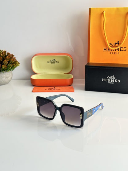 Hermess Black Green Sunglasses