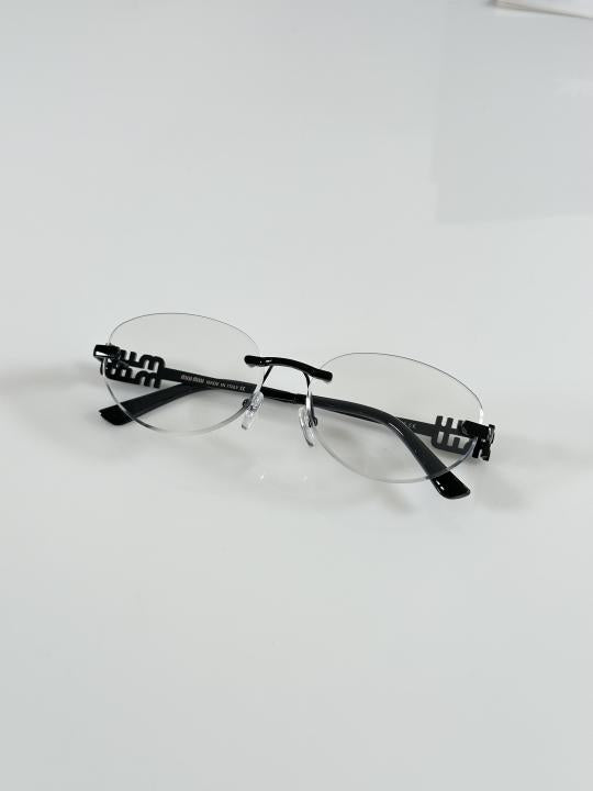 Miiu Miiu Latest Gun Black Round Cut Night Colour Changing Sunglasses