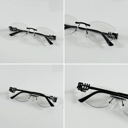 Miiu Miiu Latest Gun Black Round Cut Night Colour Changing Sunglasses