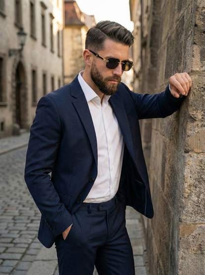 Luxury Maybachh Rimless Sunglasses – Gold & Black Edition | The Artist Style | Full Set