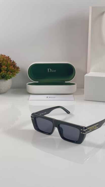 Diorr Unisex Black Primium Sunglasses